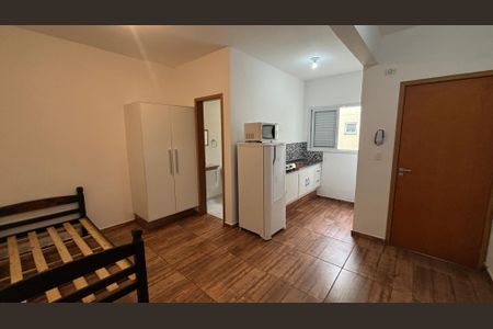 Quarto - Cozinha de kitnet/studio para alugar com 1 quarto, 26m² em Bangú, Santo André