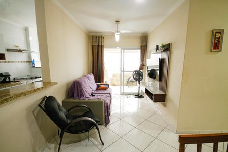 Sala de apartamento para alugar com 2 quartos, 72m² em Boqueirão, Praia Grande
