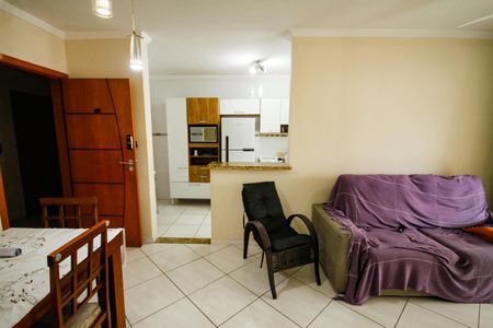 Sala de apartamento para alugar com 2 quartos, 72m² em Boqueirão, Praia Grande