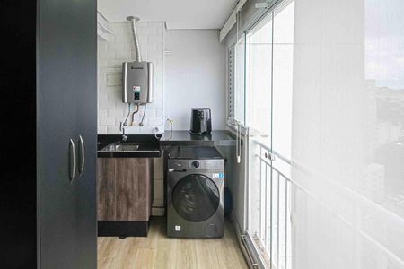 Varanda da Sala de apartamento para alugar com 2 quartos, 54m² em Jardim Ibitirama, São Paulo