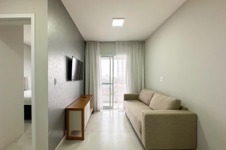 Sala de apartamento para alugar com 1 quarto, 41m² em Ferrazópolis, São Bernardo do Campo