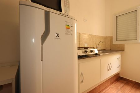 Studio para alugar com 25m², 1 quarto e sem vagaCozinha - Geladeira