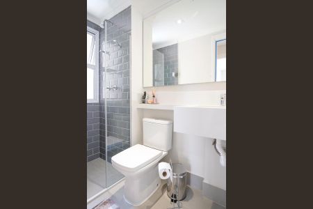 Apartamento à venda com 65m², 2 quartos e 2 vagasBanheiro social