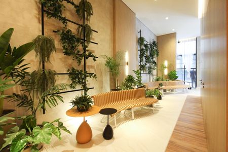 Studio à venda com 32m², 1 quarto e sem vaga Studio à venda com 32m², 1 quarto e sem vagaHall