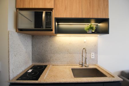 Studio à venda com 32m², 1 quarto e sem vaga Studio à venda com 32m², 1 quarto e sem vagaCozinha