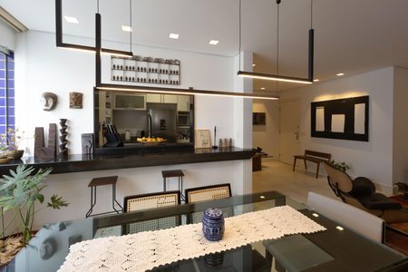 Sala de Jantar de apartamento para alugar com 3 quartos, 95m² em Vila da Serra, Nova Lima