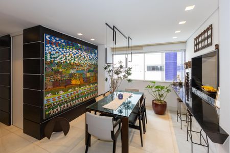 Sala de Jantar de apartamento para alugar com 3 quartos, 95m² em Vila da Serra, Nova Lima