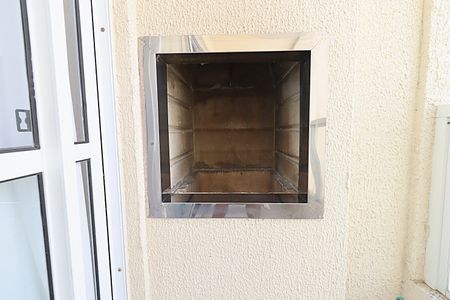 Apartamento para alugar com 47m², 1 quarto e 1 vagaSacada da sala - Churrasqueira