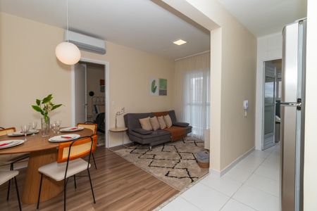 Sala de apartamento para alugar com 1 quarto, 45m² em Várzea da Barra Funda, São Paulo