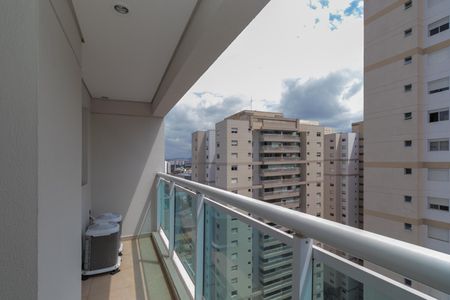Varanda da Sala de apartamento para alugar com 1 quarto, 45m² em Várzea da Barra Funda, São Paulo
