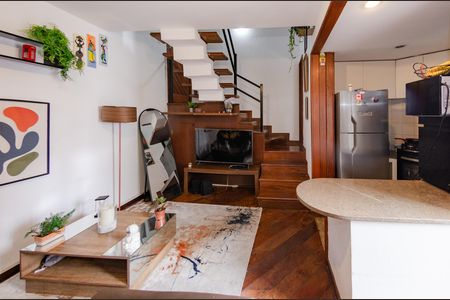 Sala de kitnet/studio para alugar com 1 quarto, 50m² em Lourdes, Belo Horizonte