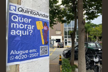 Apartamento para alugar com 41m², 1 quarto e 1 vagaFachada - Placa