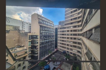 Vista da Janela de apartamento à venda com 1 quarto, 37m² em República, São Paulo