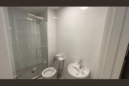 Banheiro Social de kitnet/studio à venda com 1 quarto, 34m² em Santo Amaro, São Paulo