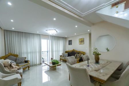 Sala de Estar de apartamento à venda com 4 quartos, 267m² em Nova Petrópolis, São Bernardo do Campo