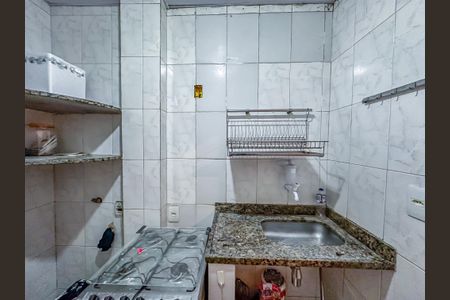 Cozinha de kitnet/studio para alugar com 1 quarto, 29m² em Lapa, Rio de Janeiro