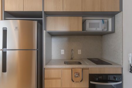 Studio para alugar com 25m², 1 quarto e sem vaga Studio para alugar com 25m², 1 quarto e sem vagaCozinha