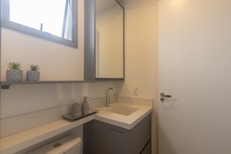 Studio para alugar com 25m², 1 quarto e sem vaga Studio para alugar com 25m², 1 quarto e sem vagaBanheiro