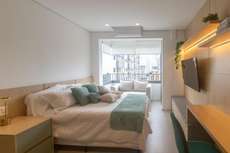 Studio de kitnet/studio para alugar com 1 quarto, 25m² em Vila Olímpia, São Paulo