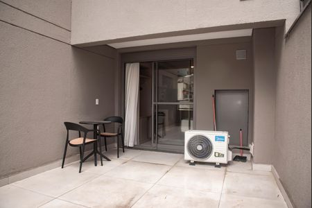 Studio à venda com 42m², 1 quarto e sem vagaVaranda