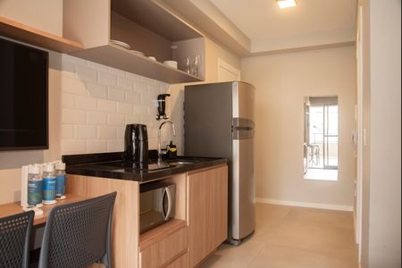 Studio à venda com 42m², 1 quarto e sem vagaCozinha