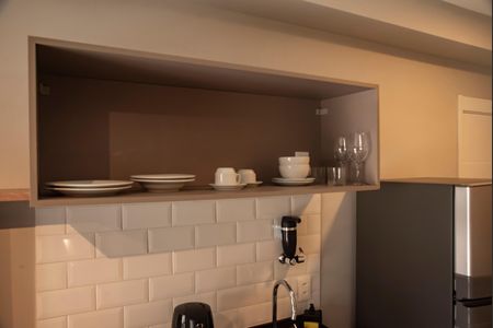 Studio à venda com 42m², 1 quarto e sem vagaCozinha