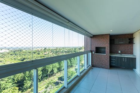 Varanda da Sala de apartamento para alugar com 4 quartos, 137m² em Parque dos Pomares, Campinas
