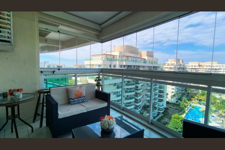 Varanda  de apartamento para alugar com 1 quarto, 67m² em Recreio dos Bandeirantes, Rio de Janeiro