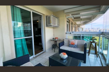 Varanda  de apartamento para alugar com 1 quarto, 67m² em Recreio dos Bandeirantes, Rio de Janeiro