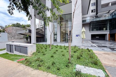 Studio à venda com 37m², 1 quarto e 1 vagaFachada - Plaquinha