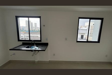 Quarto - Cozinha de kitnet/studio para alugar com 1 quarto, 21m² em Vila Sao Pedro, Santo André