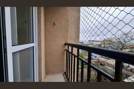 Varanda da Sala de apartamento para alugar com 3 quartos, 60m² em Parque Erasmo Assunção, Santo André