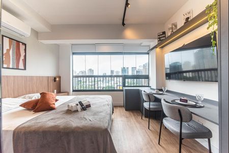 Quarto de kitnet/studio para alugar com 1 quarto, 24m² em Vila Cordeiro, São Paulo