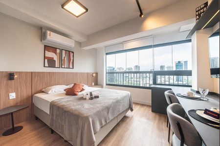 Quarto de kitnet/studio para alugar com 1 quarto, 24m² em Vila Cordeiro, São Paulo