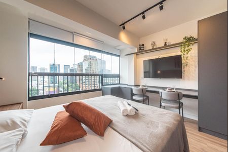 Studio para alugar com 24m², 1 quarto e sem vagaQuarto
