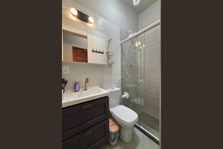 Banheiro de casa para alugar com 1 quarto, 38m² em Jardim Botânico, Rio de Janeiro