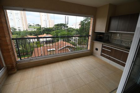 Varanda gourmet de apartamento para alugar com 4 quartos, 133m² em Jardim Madalena, Campinas