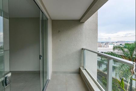 Varanda da Sala de apartamento para alugar com 3 quartos, 81m² em Nova Suíça, Belo Horizonte