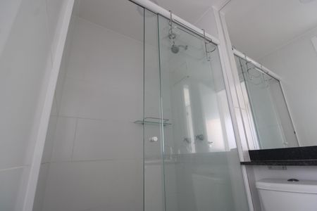 Apartamento à venda com 57m², 2 quartos e 1 vagaBanheiro da suíte 1 canadense c a sala