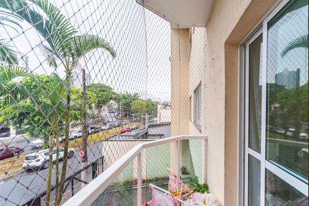 Varanda da Sala de apartamento para alugar com 3 quartos, 120m² em Vila Pires, Santo André