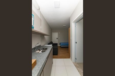 Cozinha de kitnet/studio para alugar com 1 quarto, 20m² em Vila Amaral, Belo Horizonte