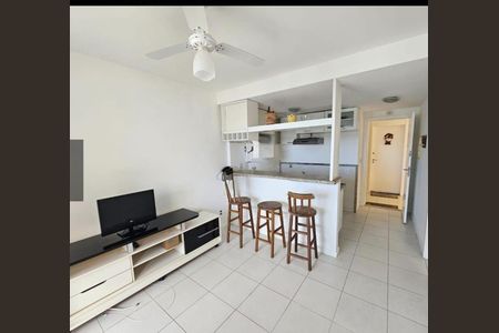 Sala de apartamento à venda com 1 quarto, 42m² em Barra da Tijuca, Rio de Janeiro