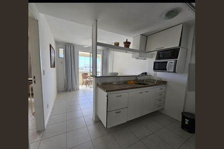 Cozinha de apartamento à venda com 1 quarto, 42m² em Barra da Tijuca, Rio de Janeiro
