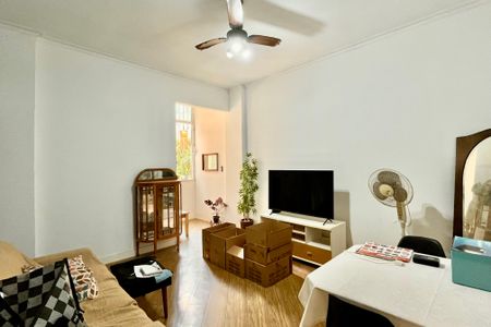 Sala  de apartamento para alugar com 1 quarto, 54m² em Copacabana, Rio de Janeiro