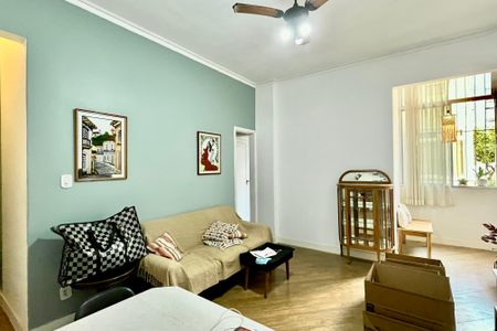 Sala  de apartamento para alugar com 1 quarto, 54m² em Copacabana, Rio de Janeiro