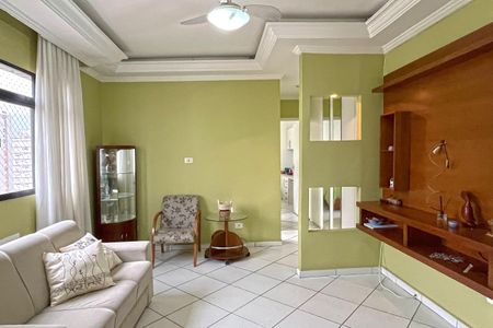Sala de apartamento para alugar com 1 quarto, 60m² em Campo Grande, Santos