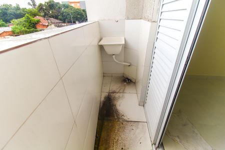 Varanda do Quarto de apartamento para alugar com 1 quarto, 40m² em Vila Carmosina, São Paulo