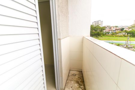 Varanda do Quarto de apartamento para alugar com 1 quarto, 40m² em Vila Carmosina, São Paulo