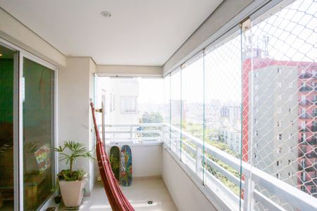 Varanda da Sala de apartamento à venda com 2 quartos, 65m² em Centro, Diadema