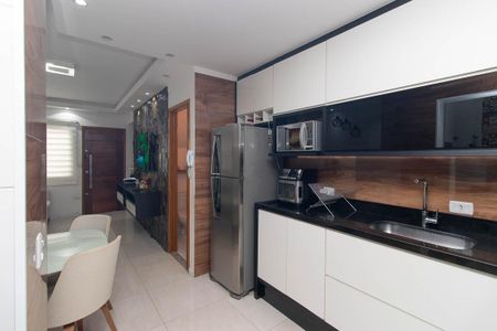 Cozinha de casa de condomínio para alugar com 2 quartos, 54m² em Vila Nova Mazzei, São Paulo